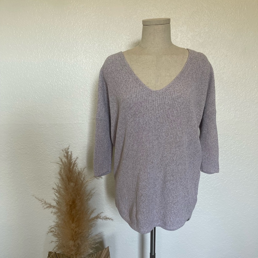 Express v-cut knit sweater top